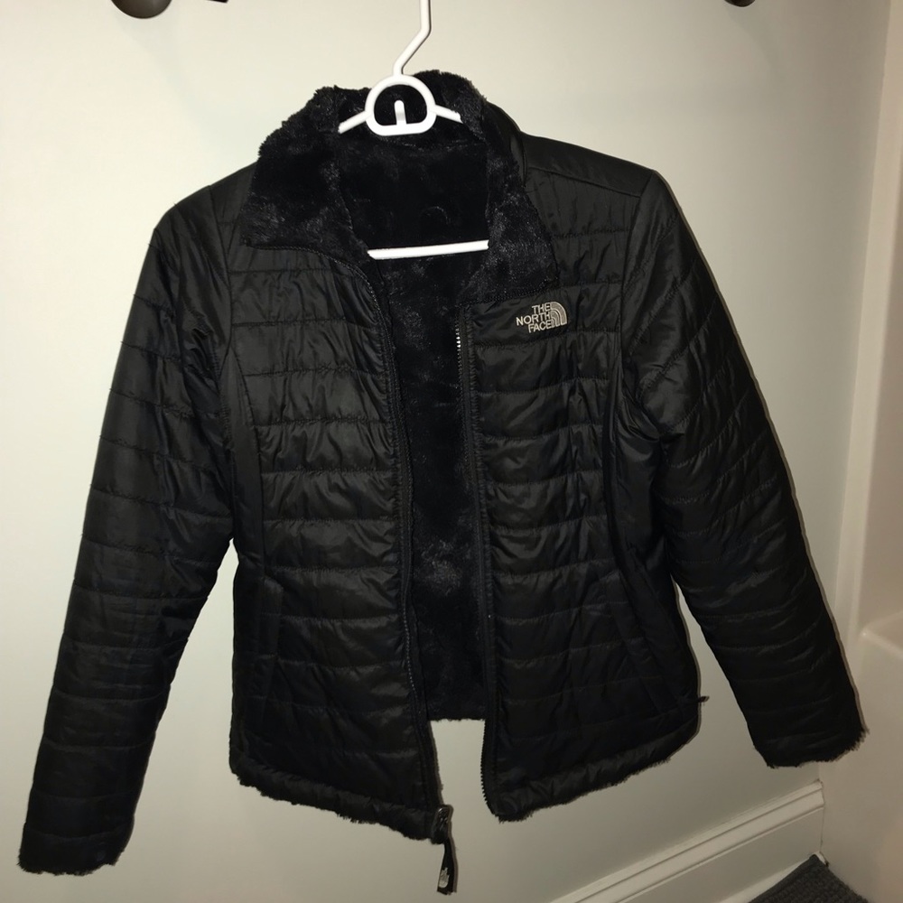 North face reversible coat